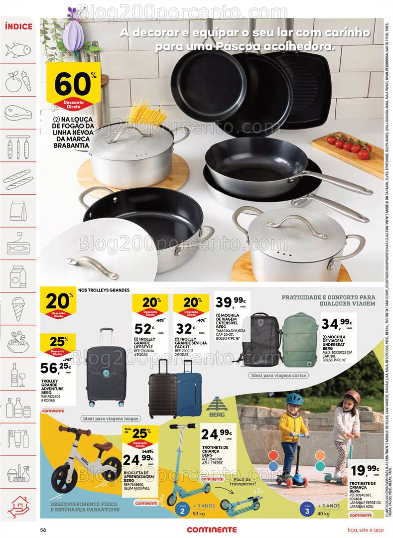 Antevisão Folheto CONTINENTE Bazar Promoções de 8 a 14 abril