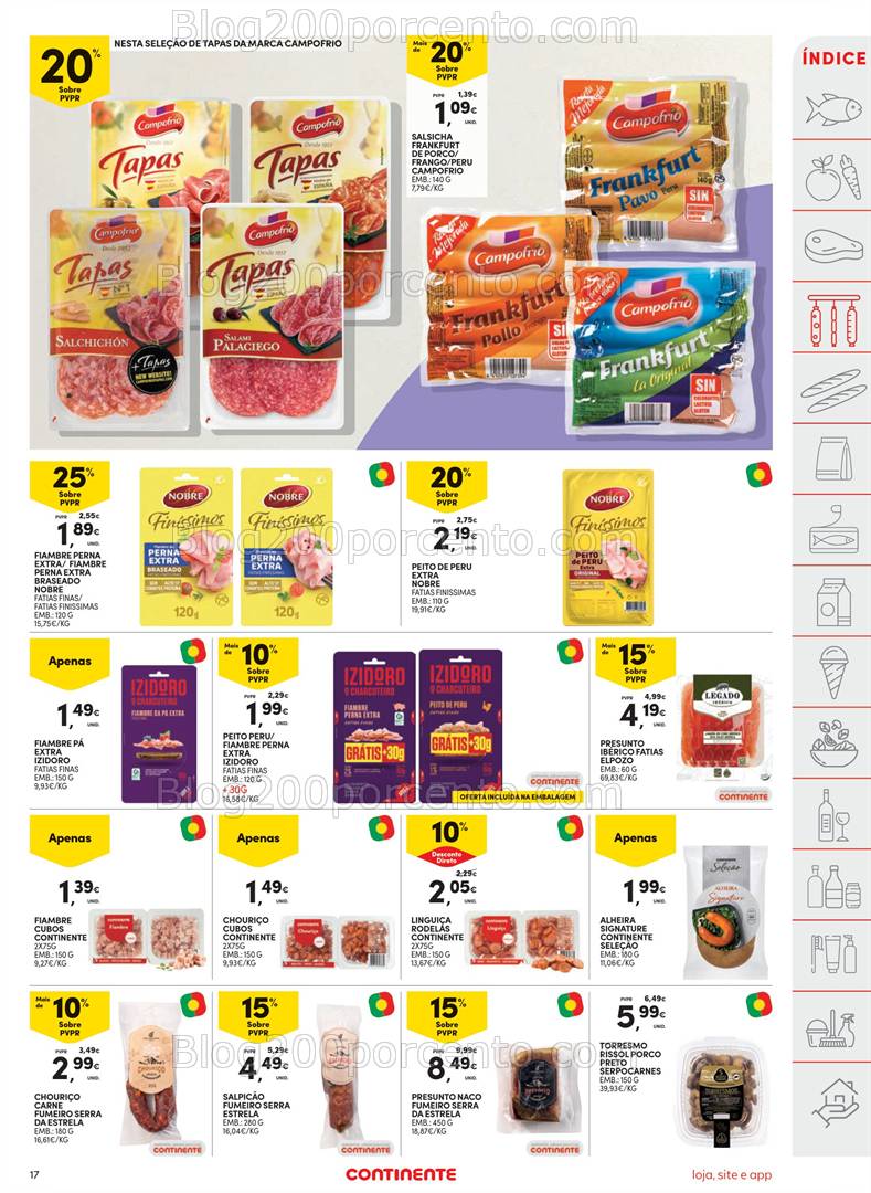 Antevisão Folheto CONTINENTE Promoções de 15 a 21 abril