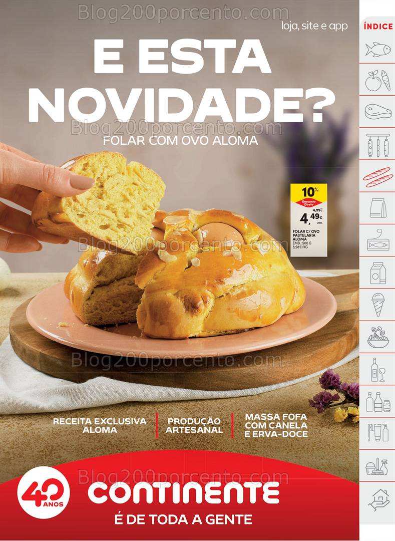 Antevisão Folheto CONTINENTE Promoções de 15 a 21 abril