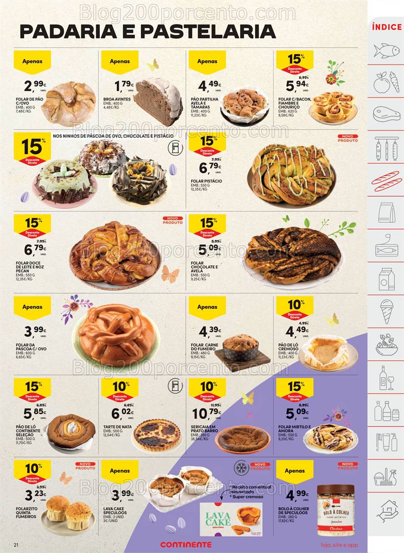 Antevisão Folheto CONTINENTE Promoções de 15 a 21 abril