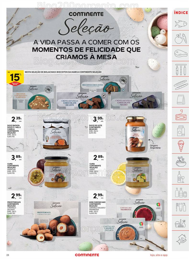 Antevisão Folheto CONTINENTE Promoções de 15 a 21 abril