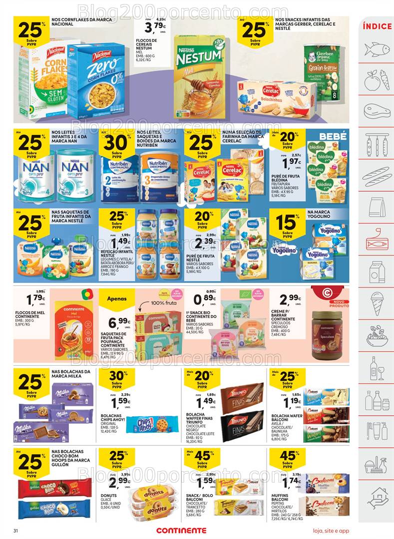 Antevisão Folheto CONTINENTE Promoções de 15 a 21 abril