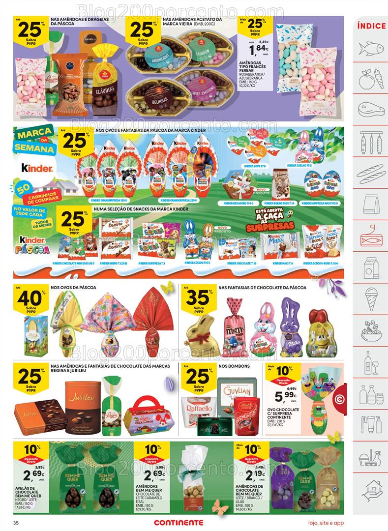 Antevisão Folheto CONTINENTE Promoções de 15 a 21 abril