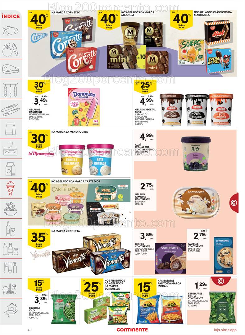 Antevisão Folheto CONTINENTE Promoções de 15 a 21 abril