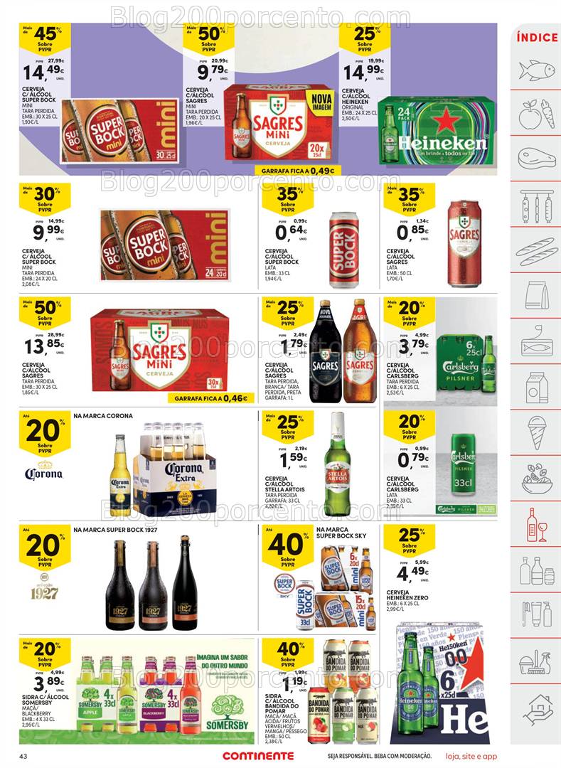 Antevisão Folheto CONTINENTE Promoções de 15 a 21 abril