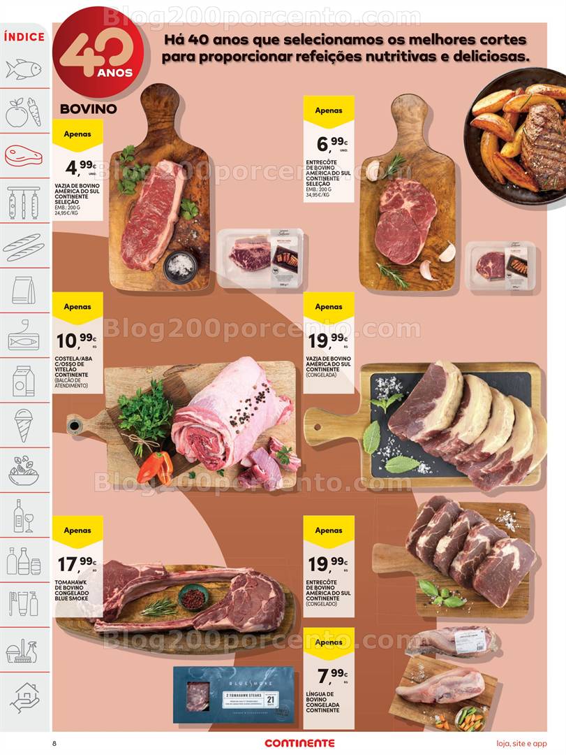 Antevisão Folheto CONTINENTE Frescos Promoções de 29 abril a 5 maio frescos