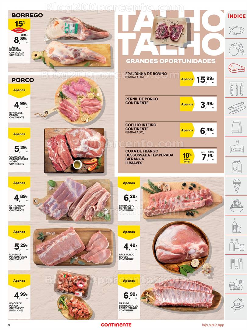 Antevisão Folheto CONTINENTE Frescos Promoções de 29 abril a 5 maio frescos