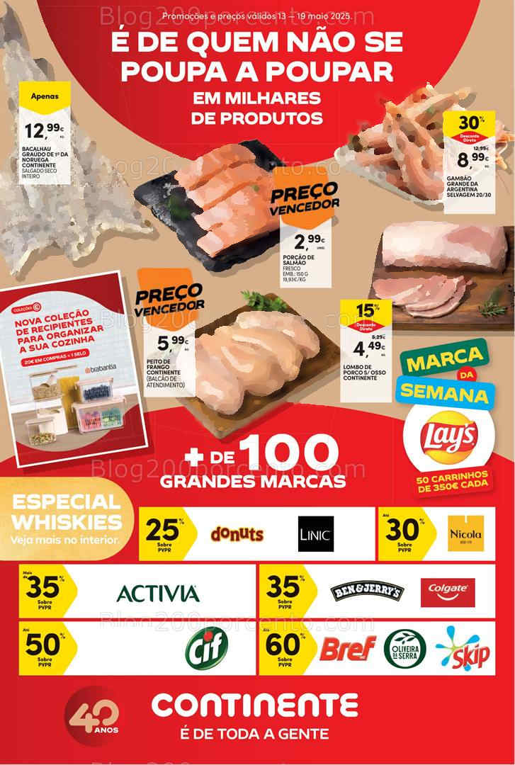 Antevisão Folheto CONTINENTE Promoções de 13 a 19 maio all