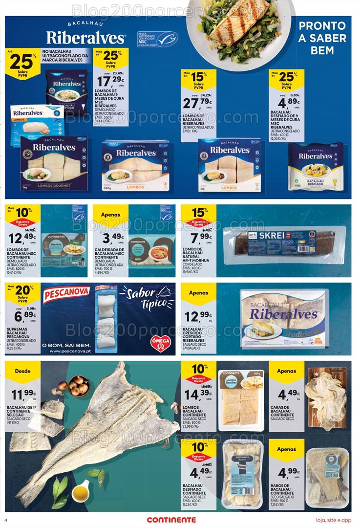 Antevisão Folheto CONTINENTE Promoções de 4 a 10 fevereiro