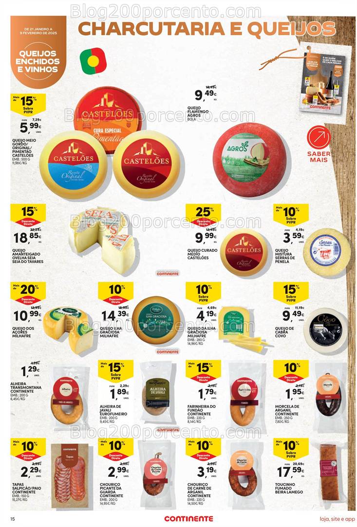 Antevisão Folheto CONTINENTE Promoções de 4 a 10 fevereiro