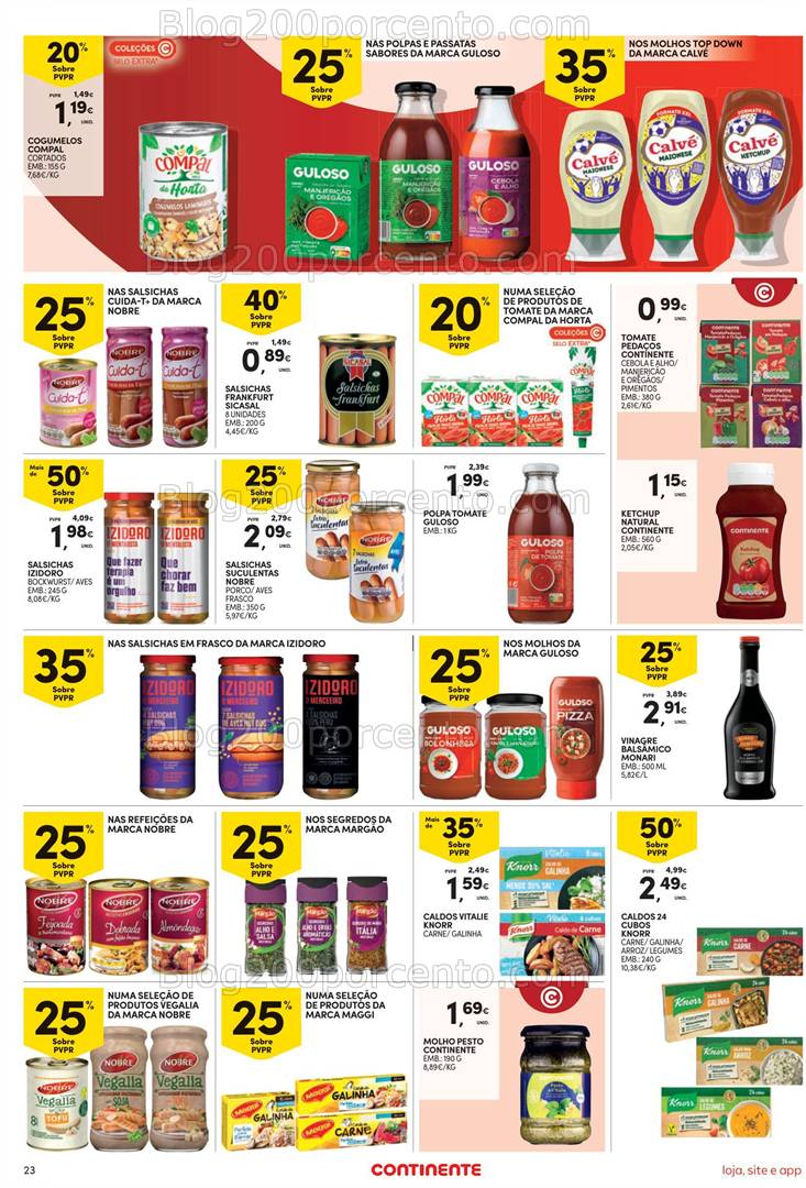 Antevisão Folheto CONTINENTE Promoções de 4 a 10 fevereiro
