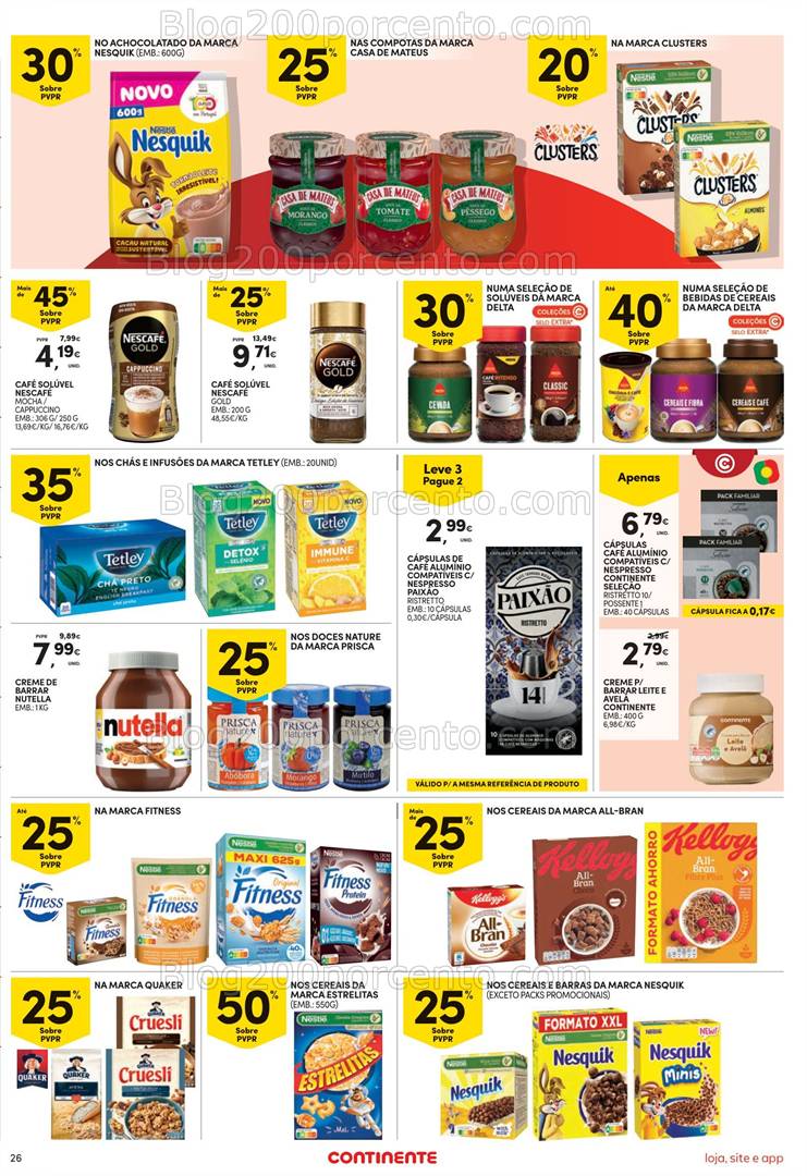 Antevisão Folheto CONTINENTE Promoções de 4 a 10 fevereiro