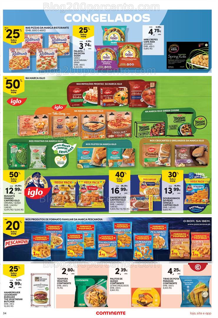 Antevisão Folheto CONTINENTE Promoções de 4 a 10 fevereiro