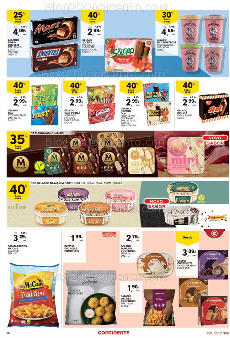 Antevisão Folheto CONTINENTE Promoções de 4 a 10 fevereiro