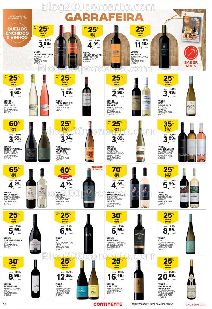 Antevisão Folheto CONTINENTE Promoções de 4 a 10 fevereiro