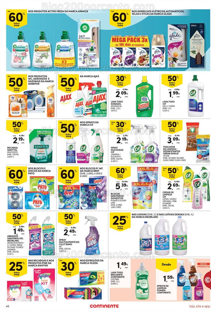 Antevisão Folheto CONTINENTE Promoções de 4 a 10 fevereiro