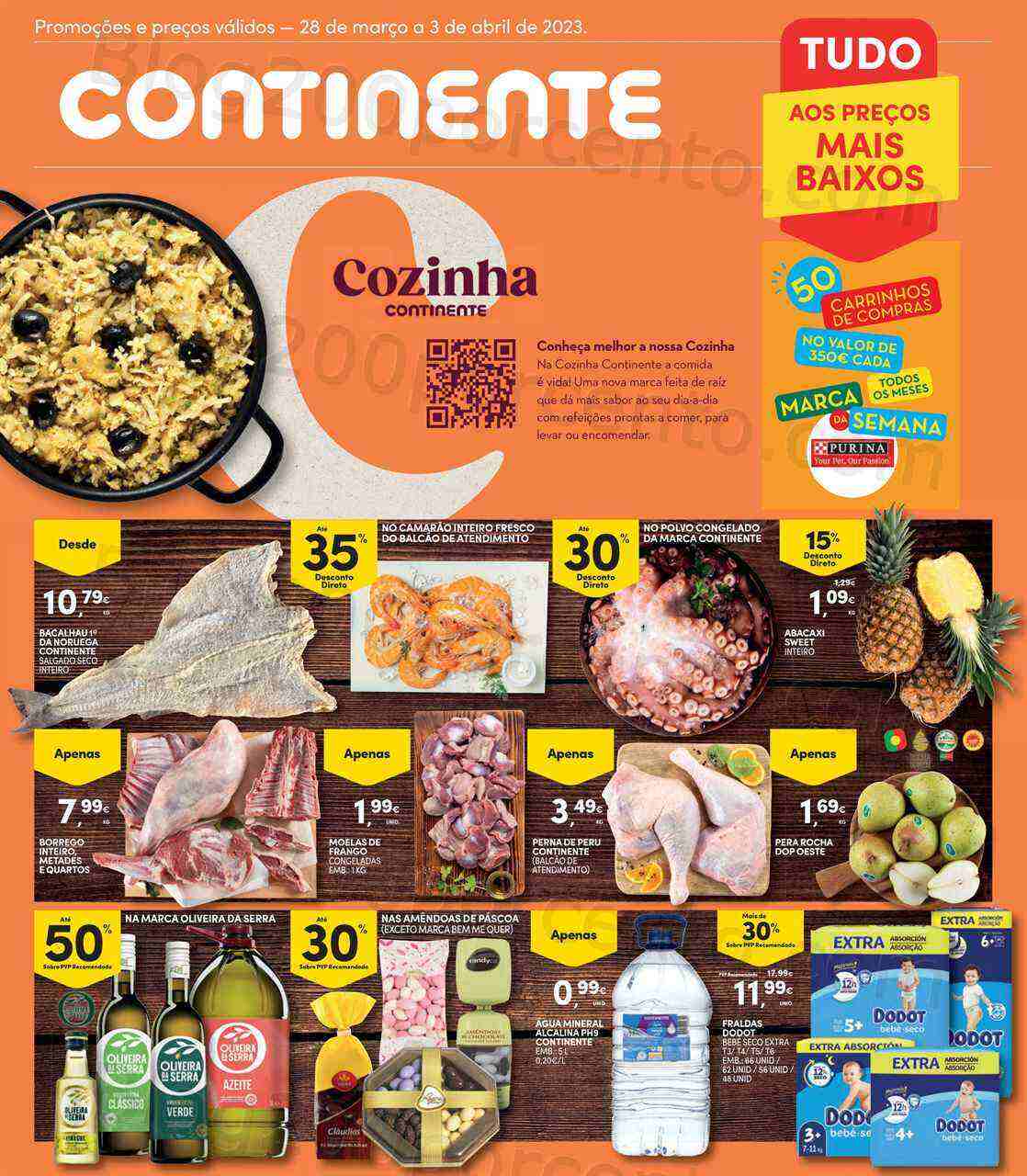 Antevisão Folheto CONTINENTE Bom Dia Promoções de 28 março a 3 abril