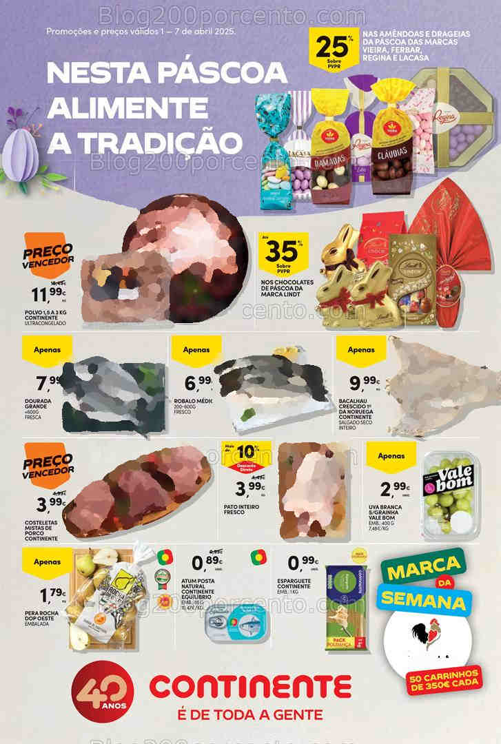 Antevisão Folheto CONTINENTE Bom Dia Promoções de 1 a 7 abril