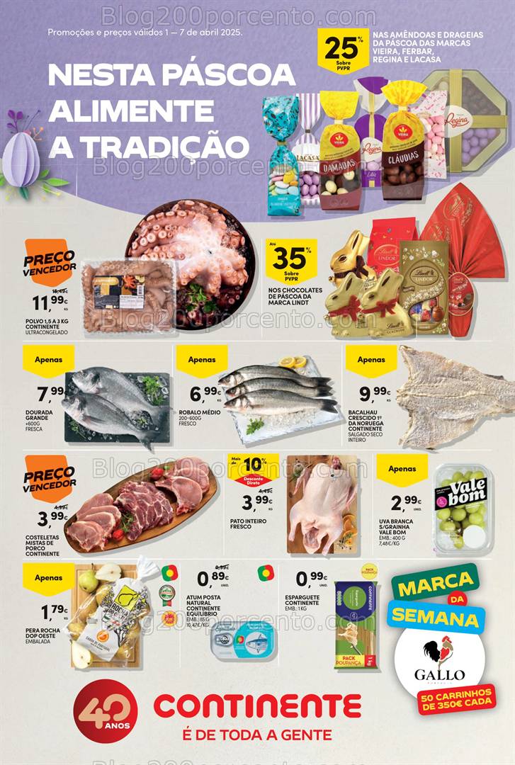 Antevisão Folheto CONTINENTE Bom Dia Promoções de 1 a 7 abril
