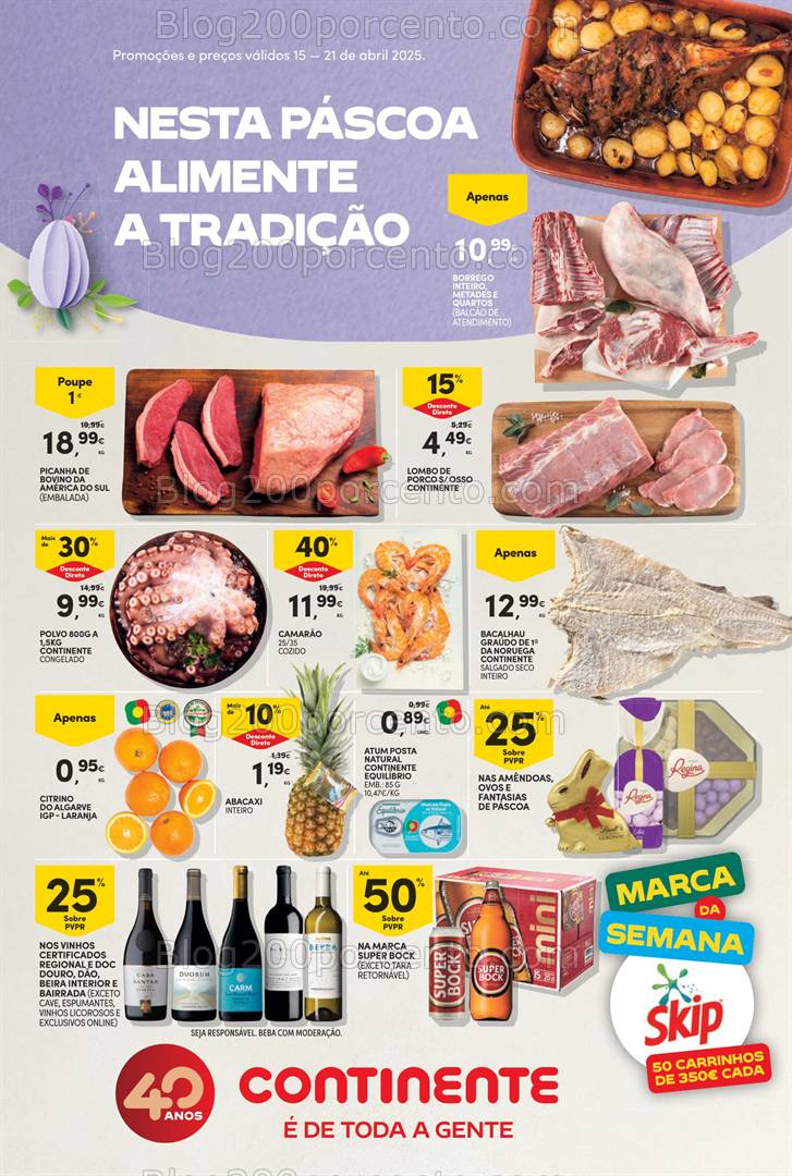 Antevisão Folheto CONTINENTE Bom Dia Promoções de 15 a 21 abril