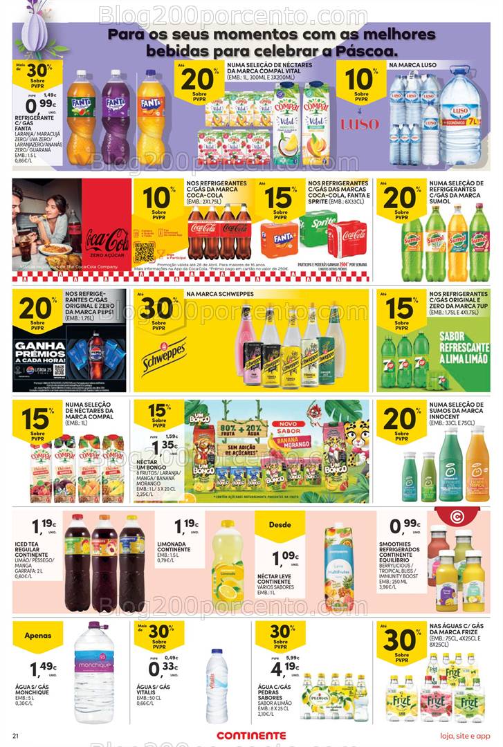 Antevisão Folheto CONTINENTE Bom Dia Promoções de 15 a 21 abril