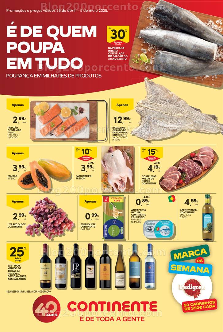 Antevisão Folheto CONTINENTE Bom Dia Promoções de 29 abril a 5 maio