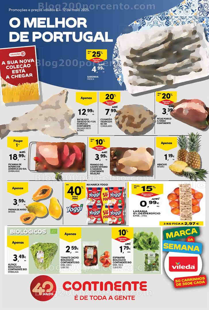 Antevisão Folheto CONTINENTE Bom Dia Promoções de 6 a 12 maio