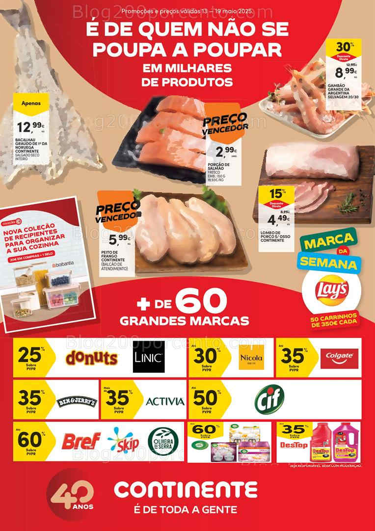 Antevisão Folheto CONTINENTE Bom Dia Promoções até 19 maio