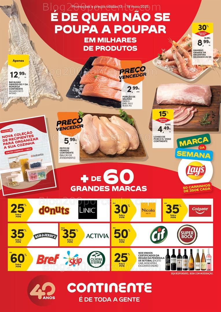 Antevisão Folheto CONTINENTE Bom Dia Promoções até 19 maio