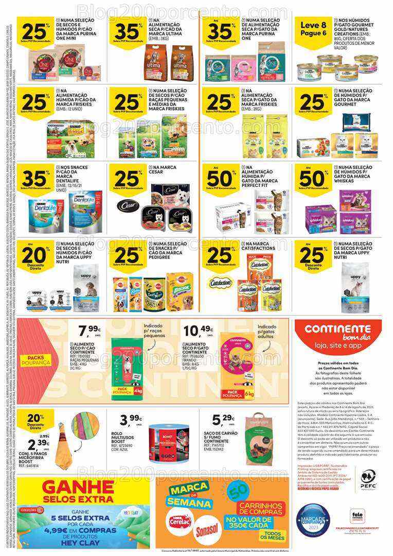 Antevisão Folheto CONTINENTE Bom Dia Promoções de 8 a 14 agosto