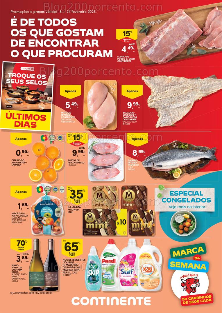 Antevisão Folheto CONTINENTE Bom Dia Promoções de 18 a 24 fevereiro