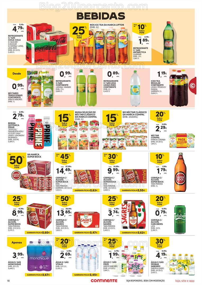 Antevisão Folheto CONTINENTE Bom Dia Promoções de 18 a 24 fevereiro