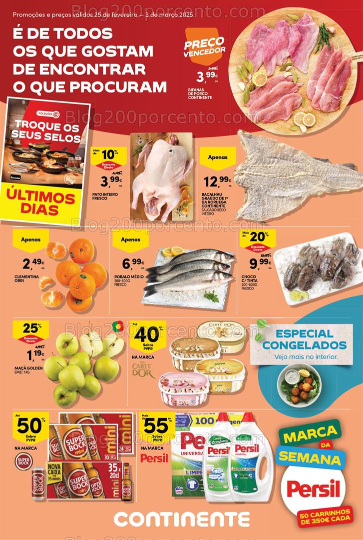 Antevisão Folheto CONTINENTE Bom Dia Promoções de 25 fevereiro a 3 março