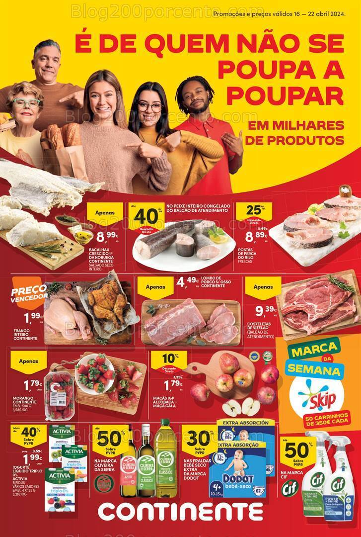 Antevisão Folheto CONTINENTE Bom Dia Promoções de 16 a 22 abril
