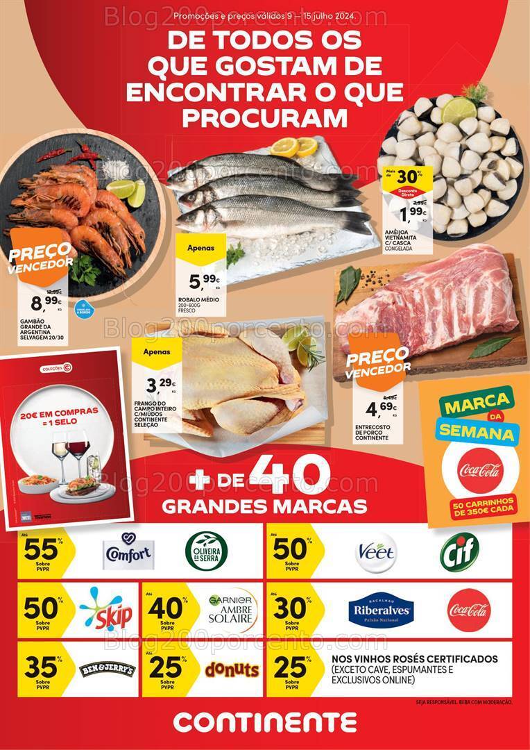 Antevisão Folheto CONTINENTE Bom Dia Promoções de 9 a 15 julho
