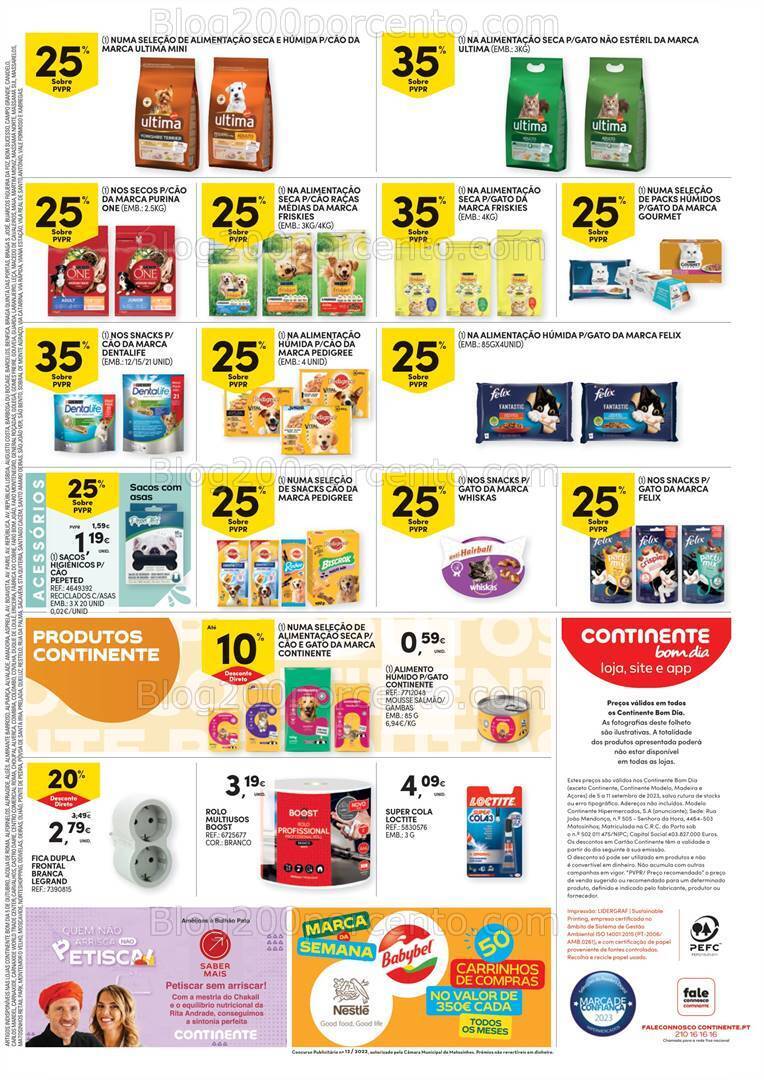 Antevisão Folheto CONTINENTE Bom Dia Promoções de 5 a 11 setembro