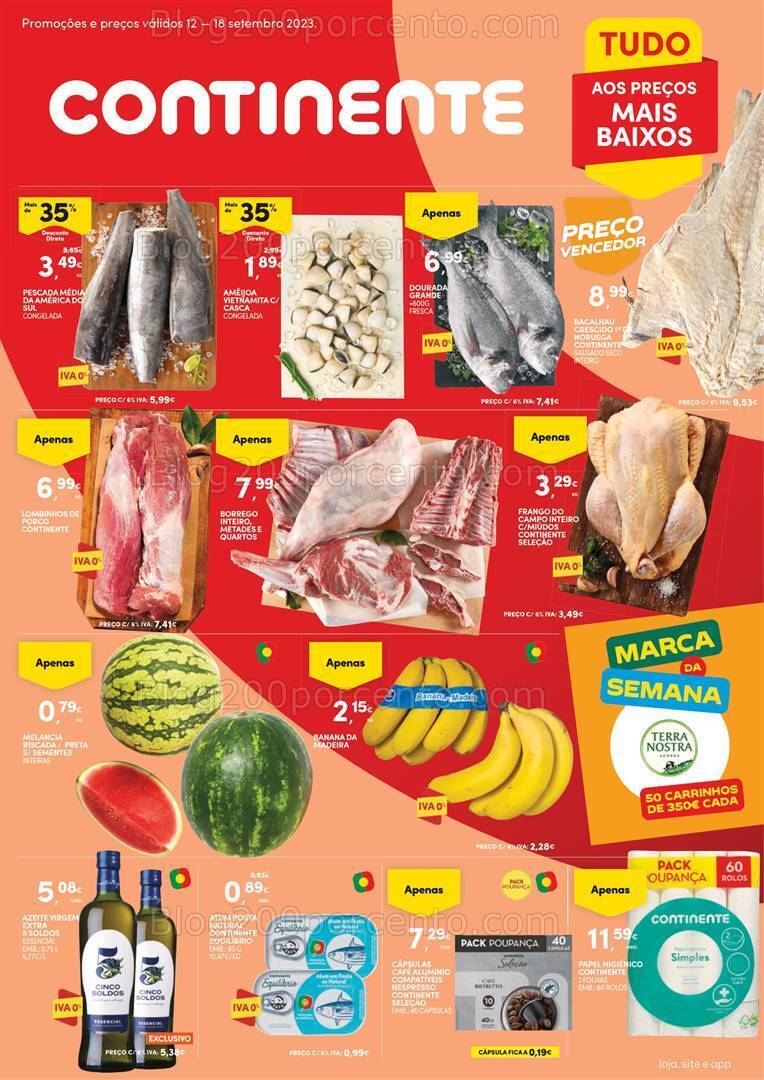 Antevisão Folheto CONTINENTE Bom Dia Promoções de 12 a 28 setembro