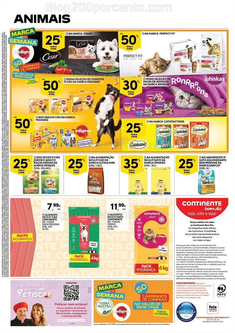 Antevisão Folheto CONTINENTE Bom Dia Promoções de 12 a 28 setembro