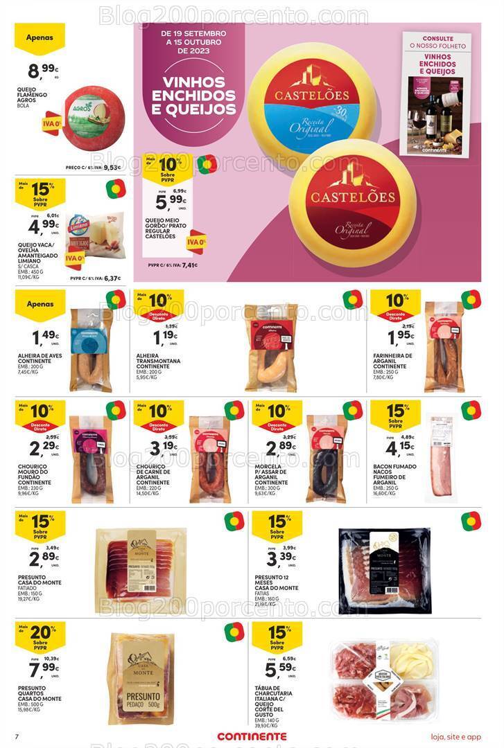 Antevisão Folheto CONTINENTE Bom Dia Promoções de 19 a 25 setembro