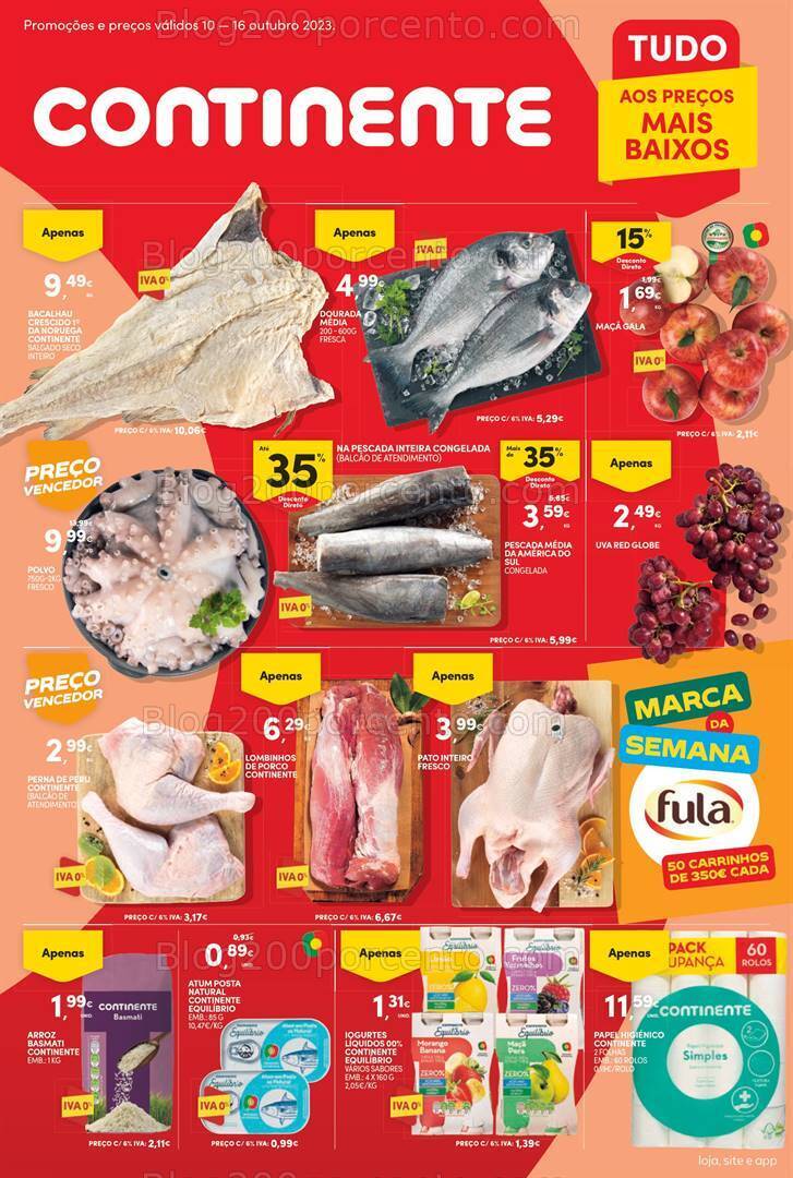 Antevisão Folheto CONTINENTE Bom Dia Promoções de 10 a 16 outubro