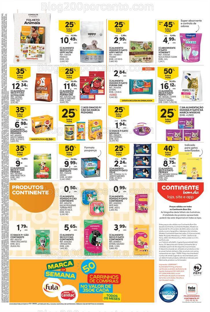 Antevisão Folheto CONTINENTE Bom Dia Promoções de 10 a 16 outubro