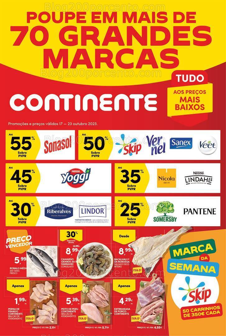 Antevisão Folheto CONTINENTE Bom Dia Promoções de 17 a 23 outubro