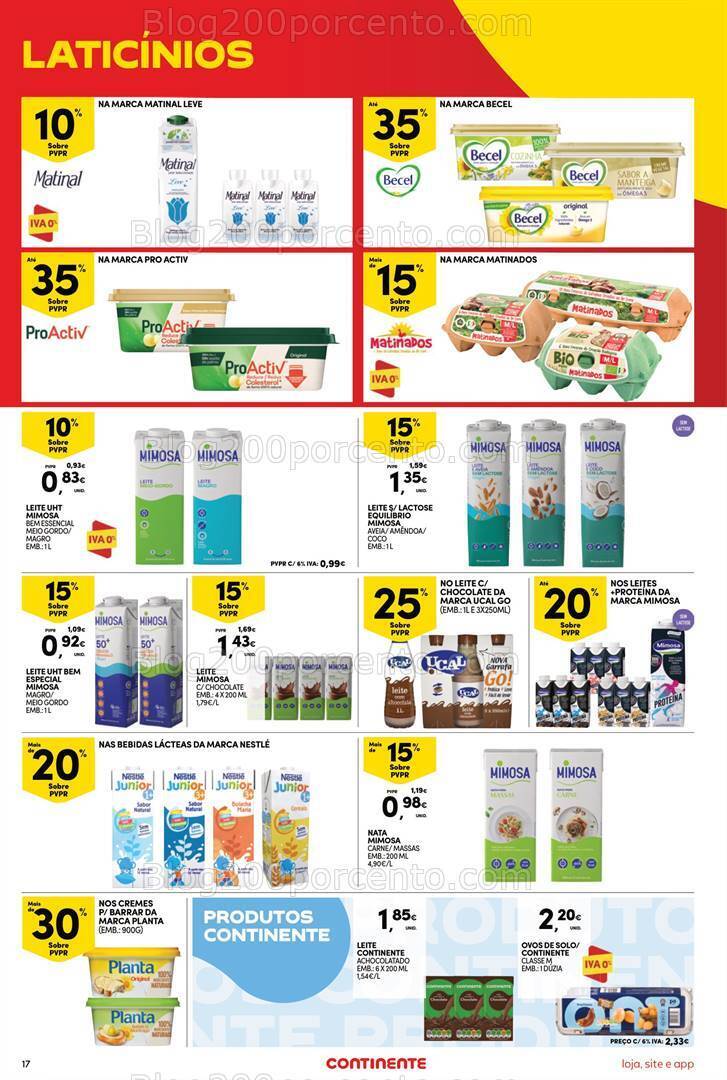 Antevisão Folheto CONTINENTE Bom Dia Promoções de 17 a 23 outubro