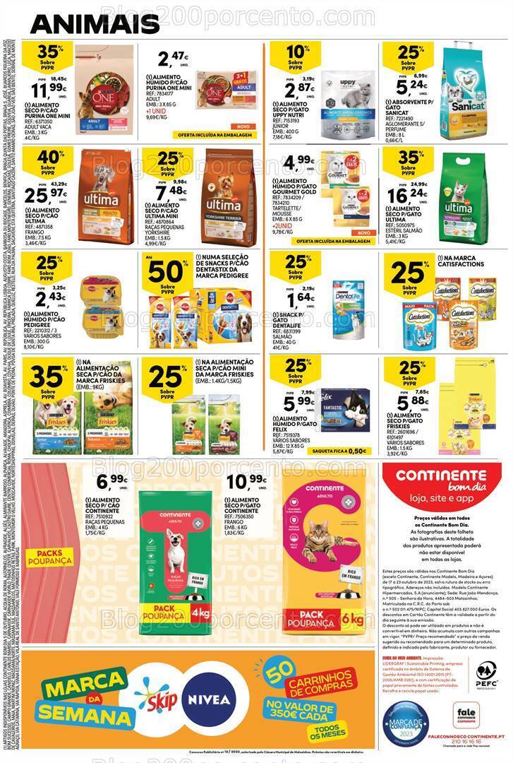 Antevisão Folheto CONTINENTE Bom Dia Promoções de 17 a 23 outubro