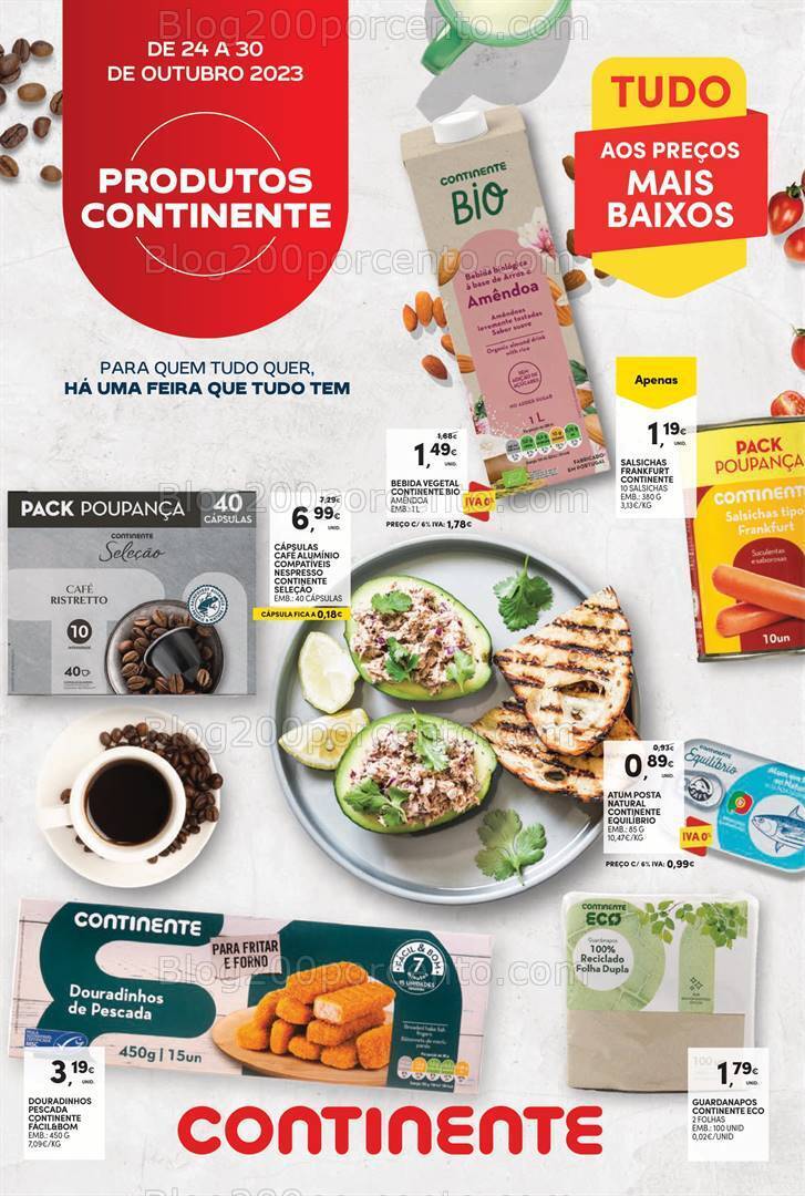 Antevisão Folheto CONTINENTE Bom Dia Promoções de 24 a 30 outubro