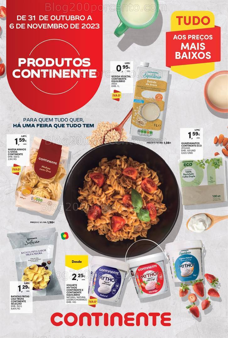 Antevisão Folheto CONTINENTE Bom Dia Promoções de 31 outubro a 6 novembro