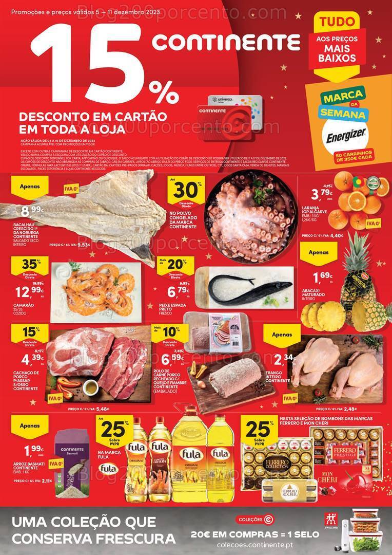 Antevisão Folheto CONTINENTE Bom Dia Promoções de 5 a 11 dezembro