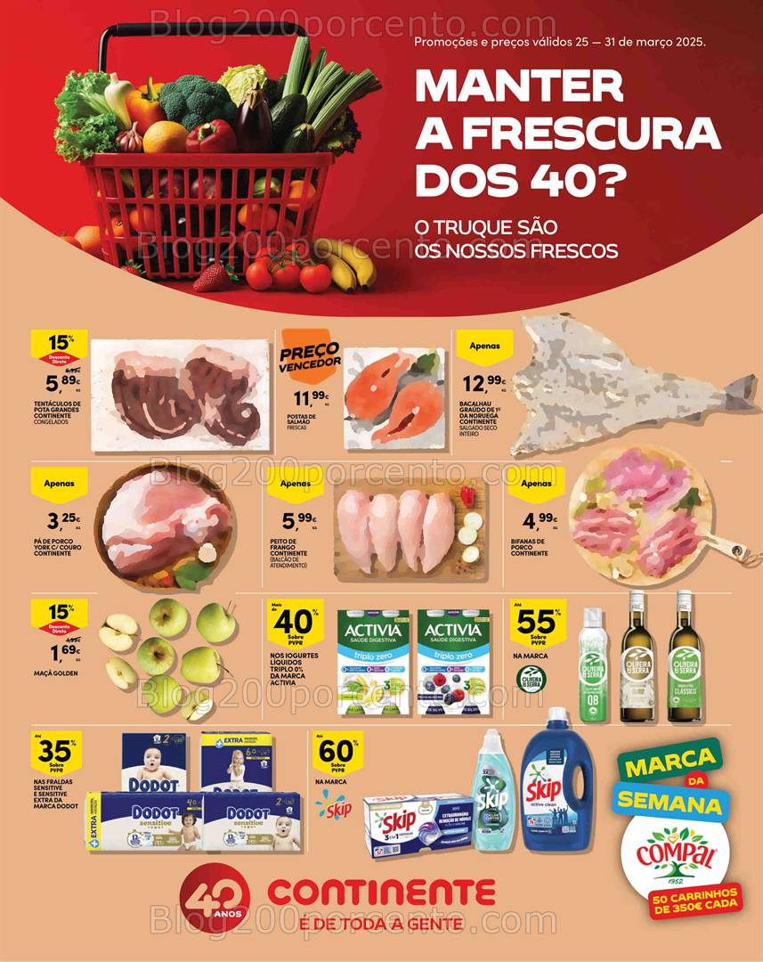 Antevisão Folheto CONTINENTE Madeira Promoções de 25 a 31 abril