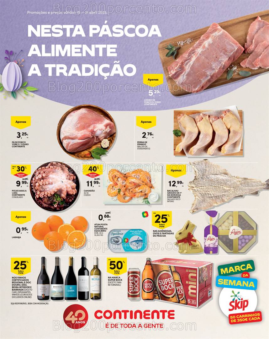 Antevisão Folheto CONTINENTE Madeira Promoções de 15 a 21 abril