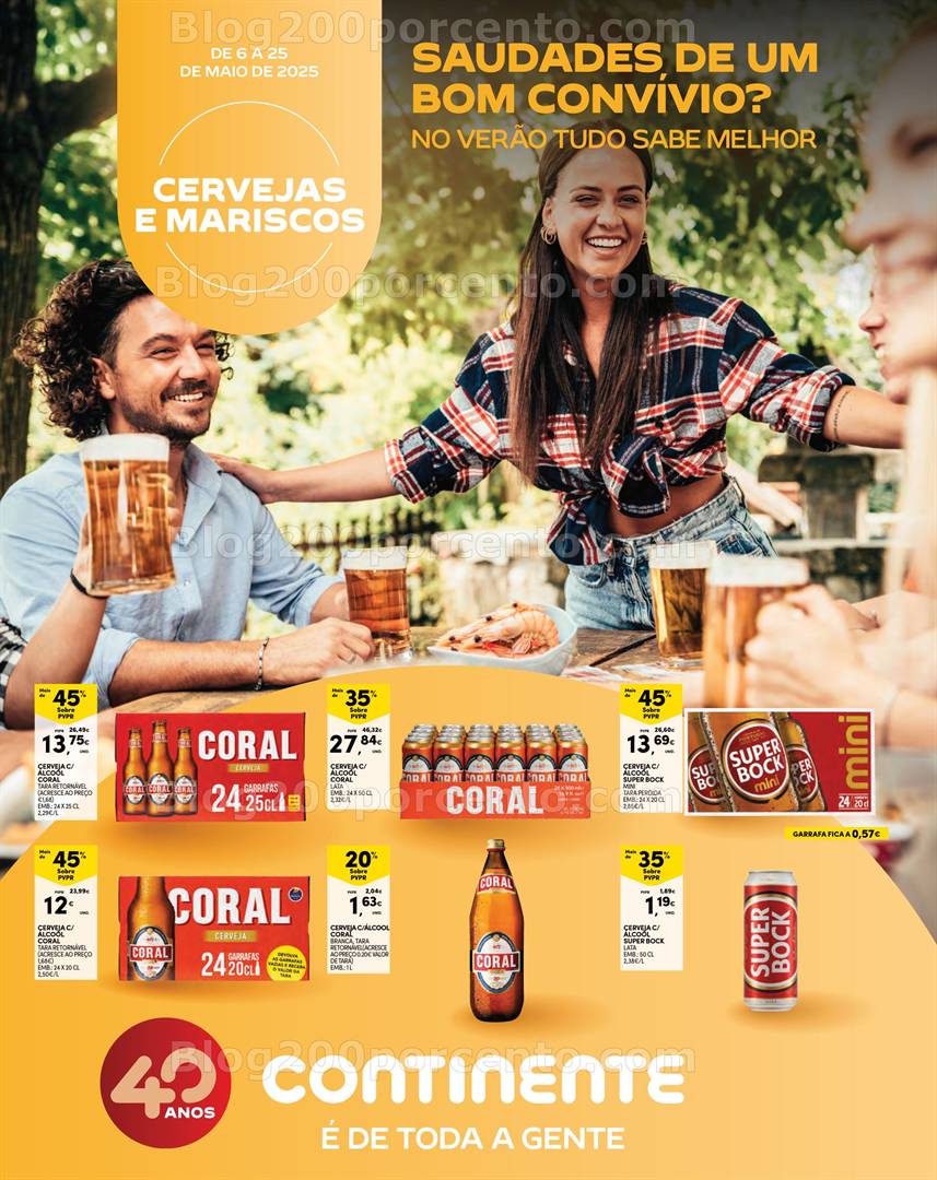 Antevisão Folheto CONTINENTE Extra Verão Madeira Promoções de 6 a 25 maio verão